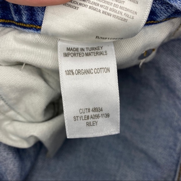 Agolde Riley High Rise Crop in “Blur” - Picture 6 of 16